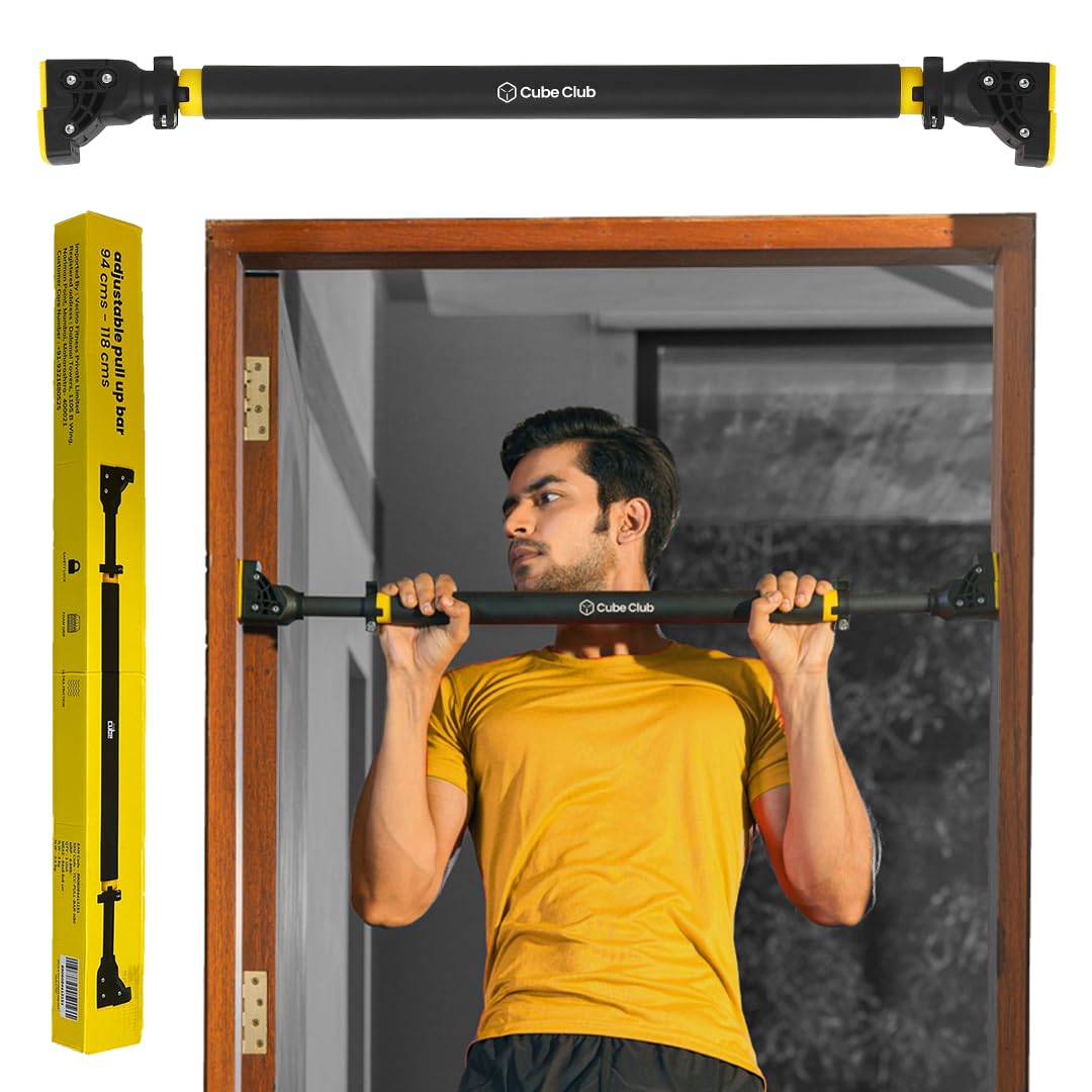 Cube Club Adjustable Pull Up Bar (93 cm - 118 cm)