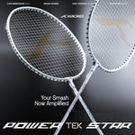 Hundred Powertek Star Badminton Racket With Shuttle Cock (Set of 2)