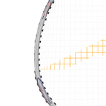 Hundred Powertek 200 badminton racket designed for quick swing control.