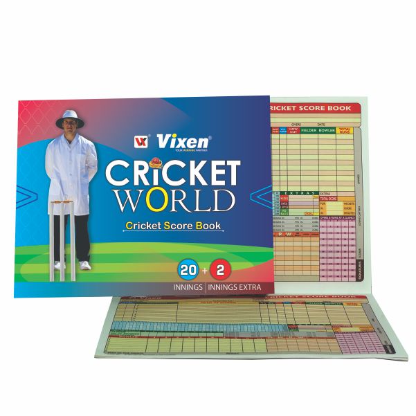 Cricket Score Book 20 Innings Soft Bound