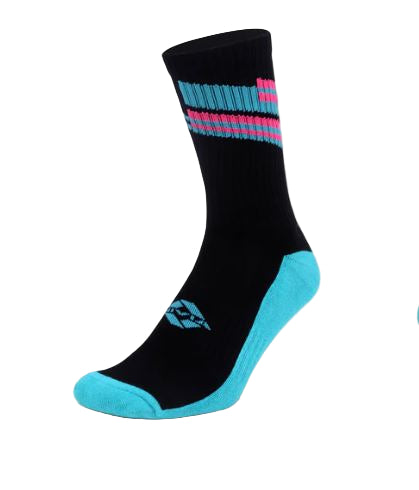 Nivia Court Cotton Crew Length Assorted Socks (Pack of 2)