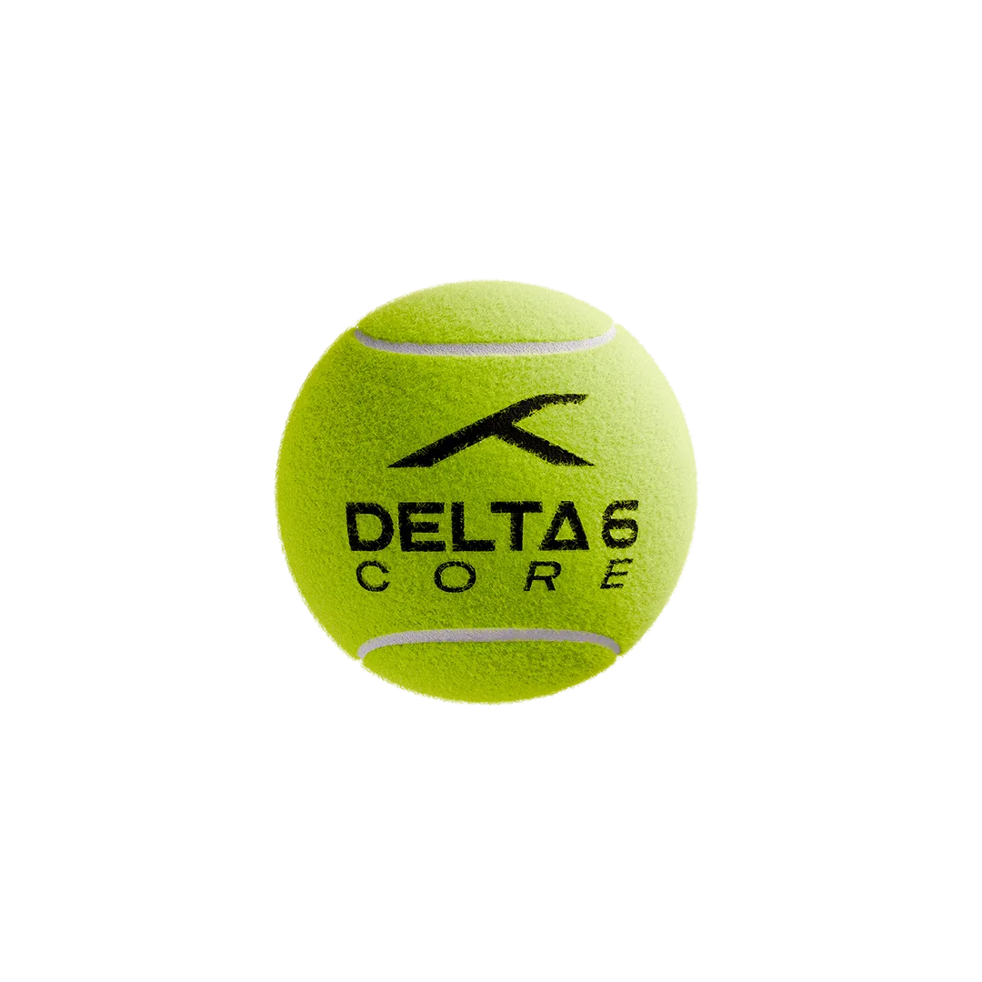 Hundred Tennis Cricket Ball Delta 6-Core (Pack of 6)