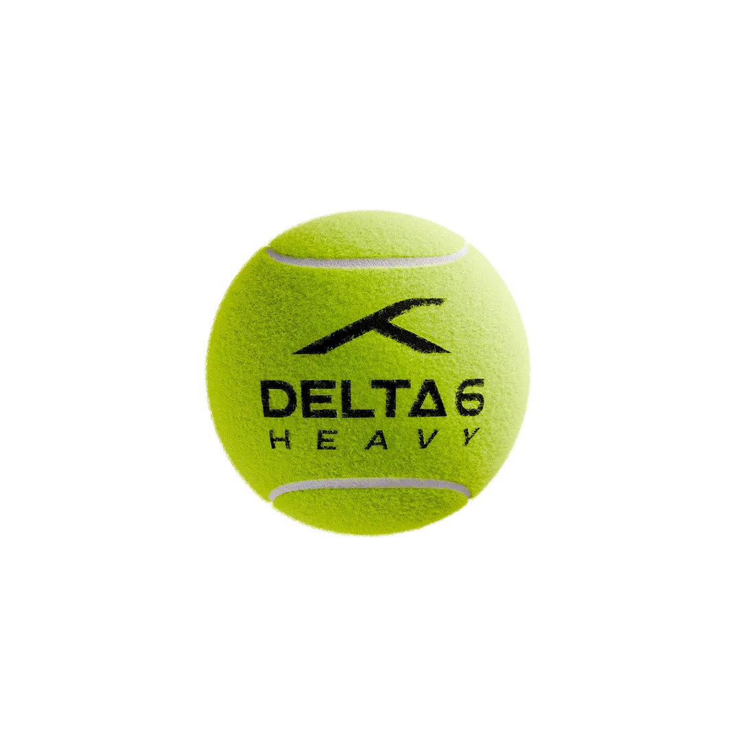 Hundred Tennis Cricket Ball Delta 6-Heavy (Pack of 6)