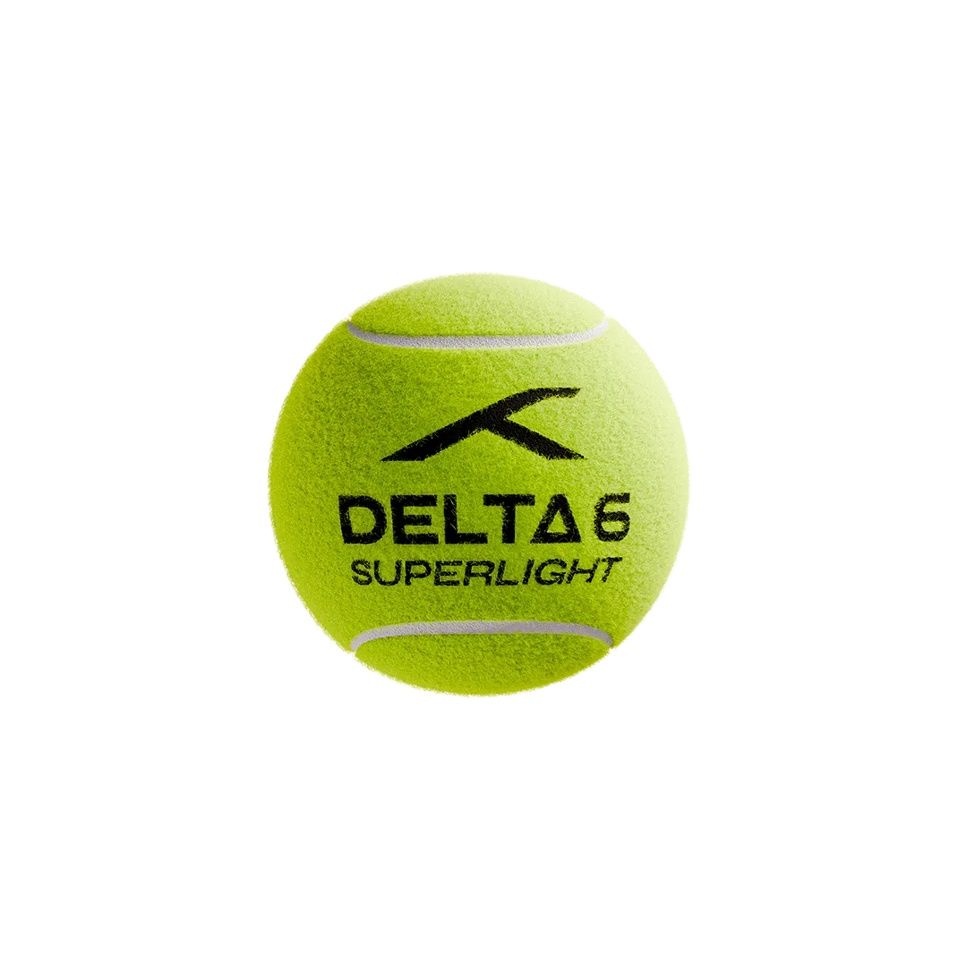 Hundred Tennis Cricket Ball Delta 6-Superlight (Pack of 6)