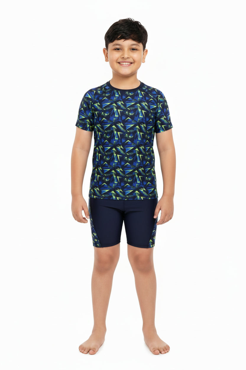 Oceanic Boys Swimming Costume Batman-6 (Set)