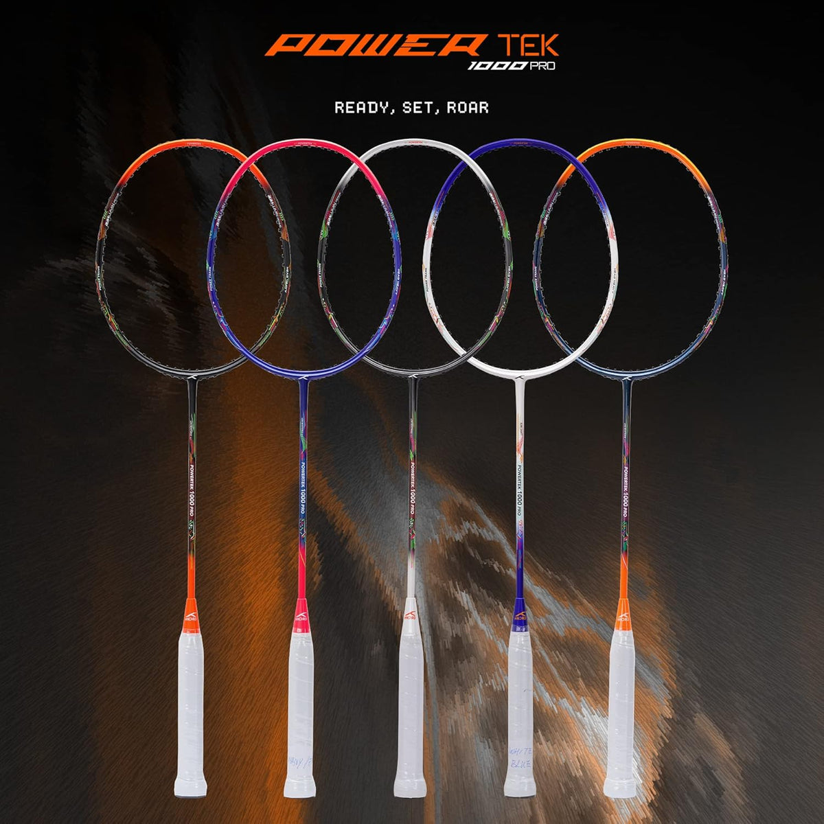 Hundred Powertek 1000 Pro Badminton Racket.