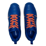 Close-up of Hundred Hyperturf cricket shoes featuring durable sole grip and sleek athletic design.