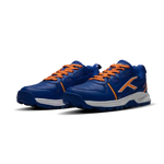 Close-up of Hundred Hyperturf cricket shoes featuring durable sole grip and sleek athletic design.