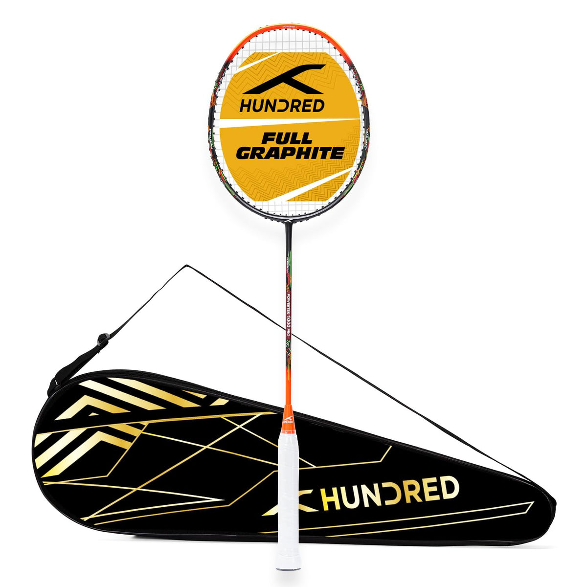 Hundred Powertek 1000 Pro Badminton Racket.