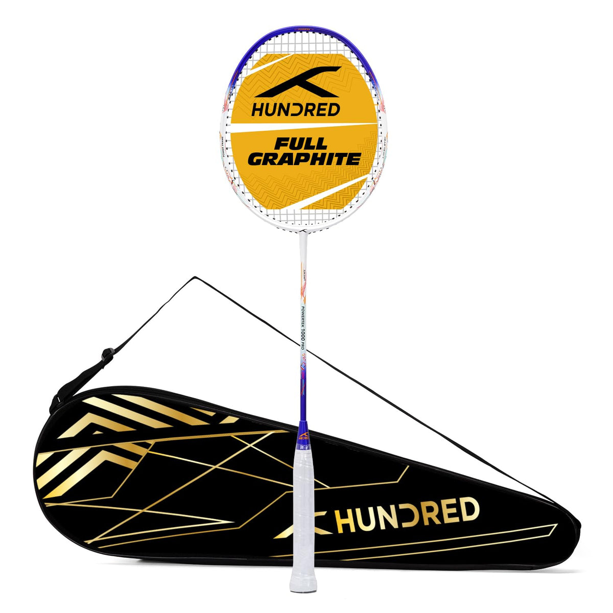 Hundred Powertek 1000 Pro Badminton Racket.