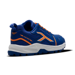 Close-up of Hundred Hyperturf cricket shoes featuring durable sole grip and sleek athletic design.