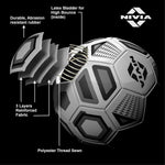 Nivia Black & White Football 32 P