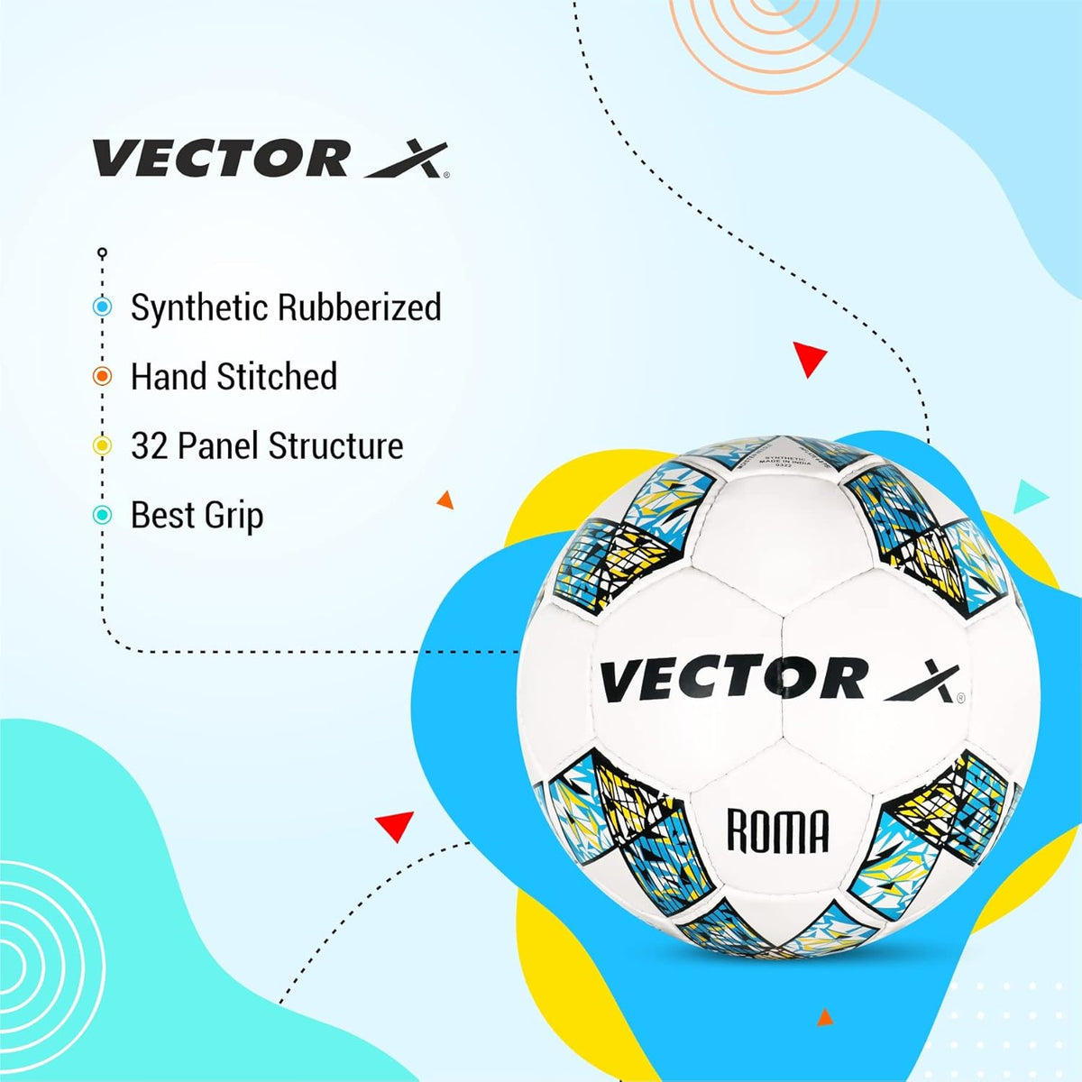 Vector-X Football H/S Rubber Roma-5