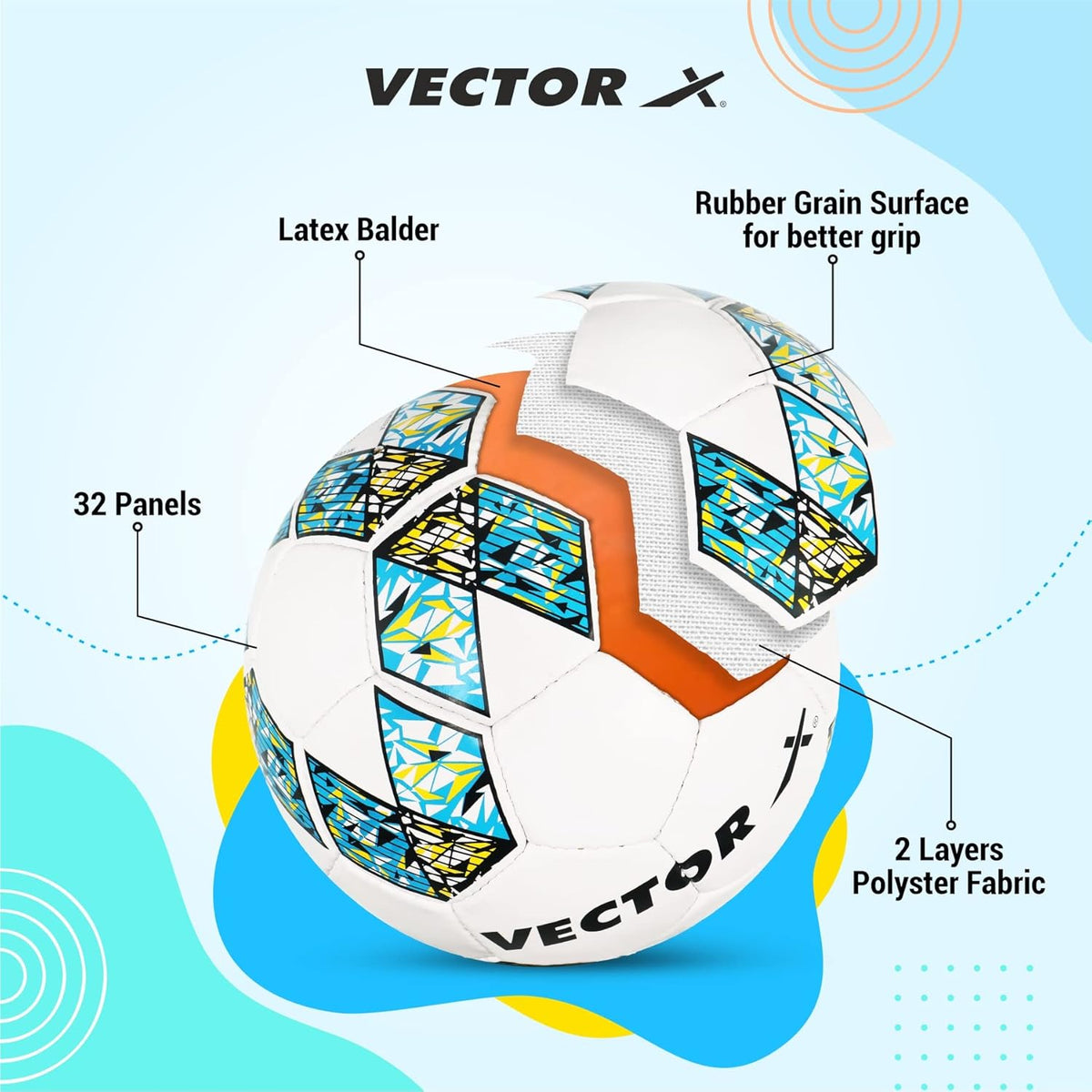 Vector-X Football H/S Rubber Roma-5