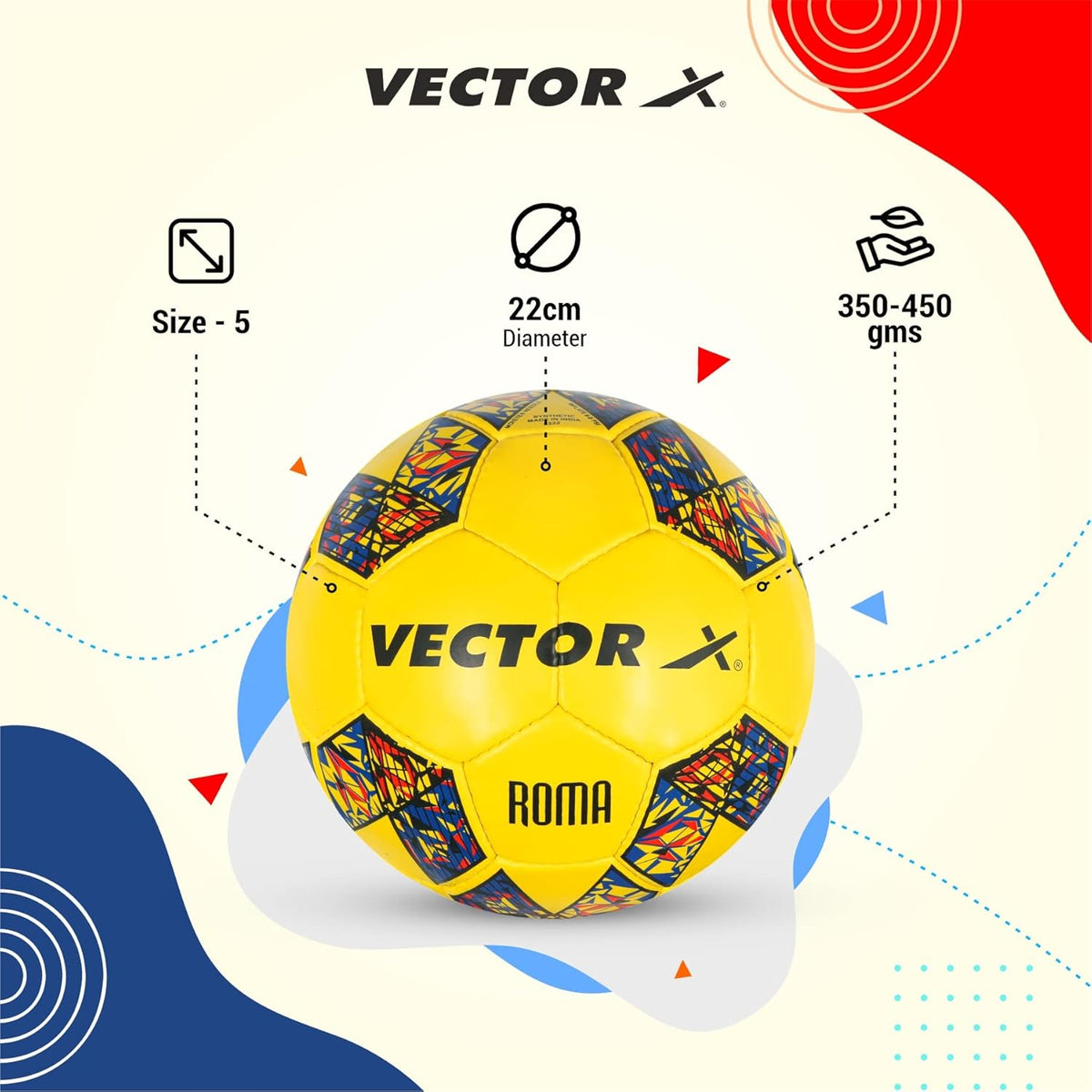 Vector-X Football H/S Rubber Roma-5