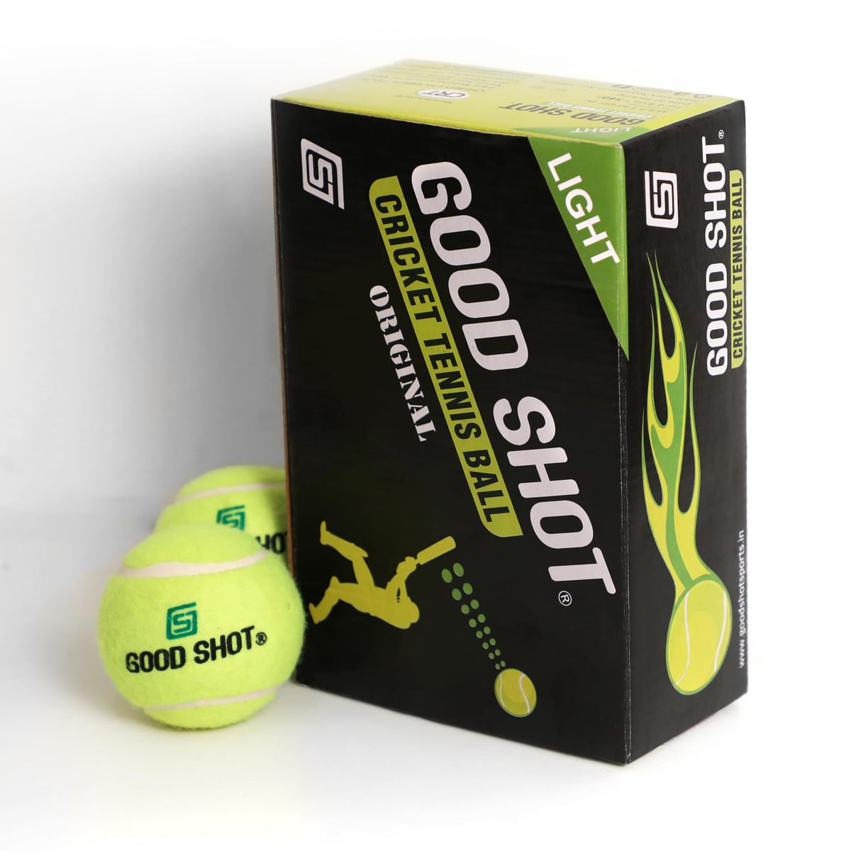 Good Shot Tennis Cricket Ball Light Pack Of 6