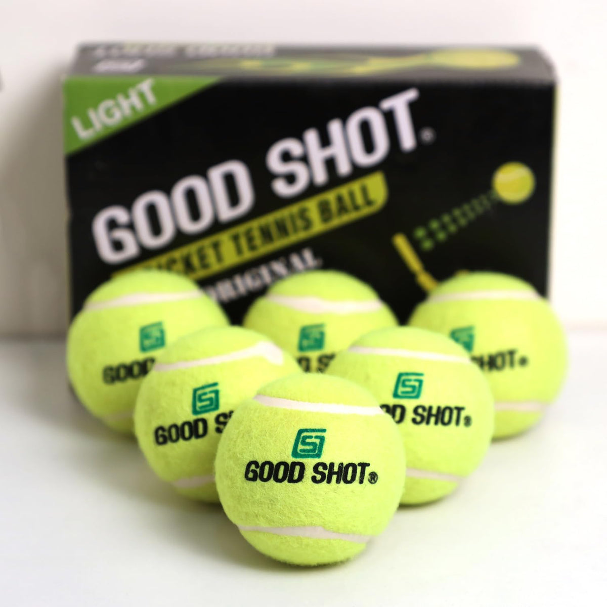 Good Shot Tennis Cricket Ball Light Pack Of 6