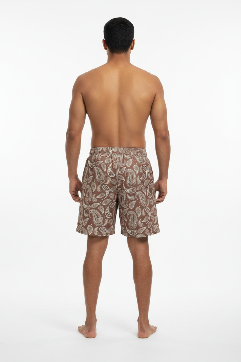 Minimal Buzz Paisley Summer Shorts