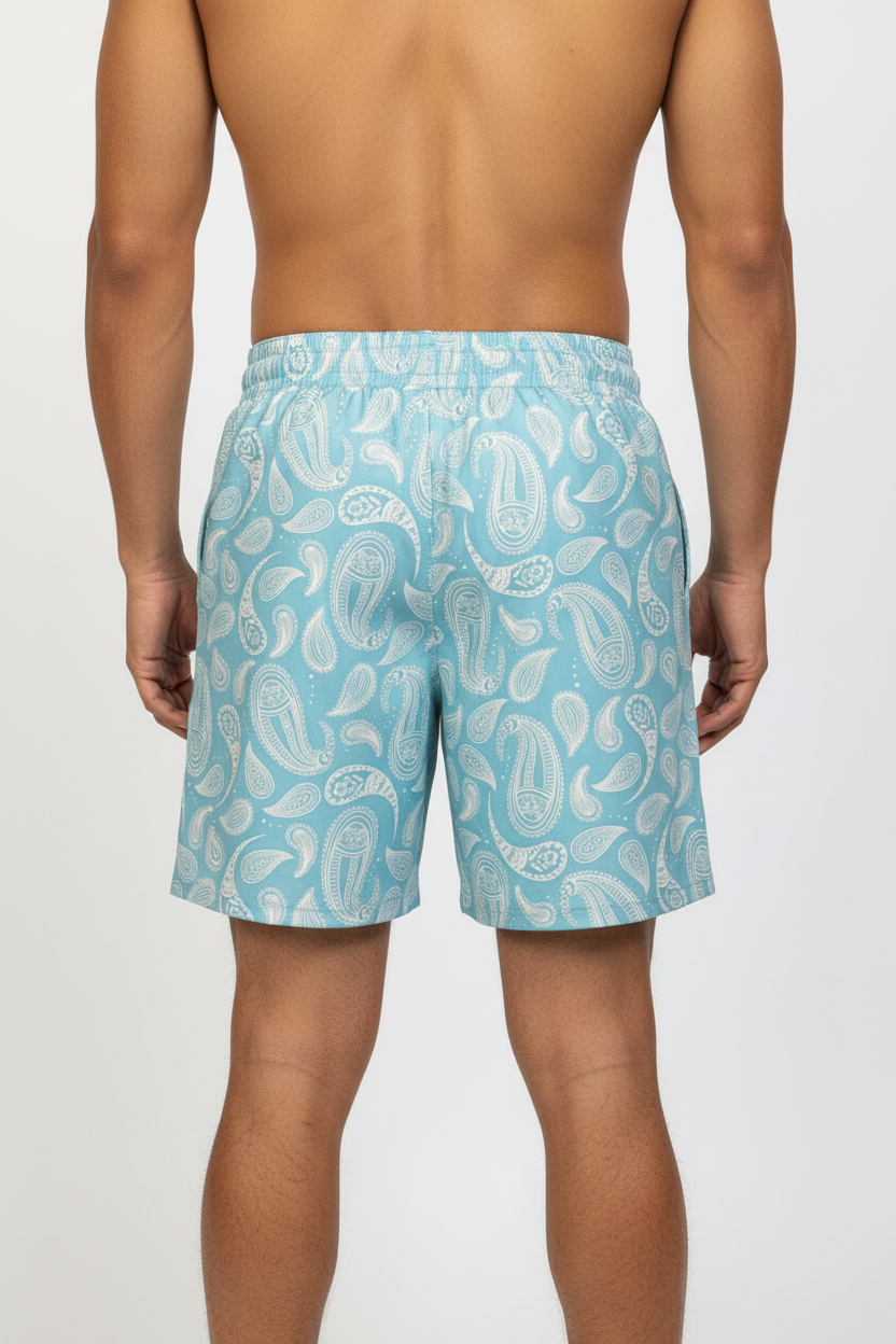 Minimal Buzz Paisley Summer Shorts