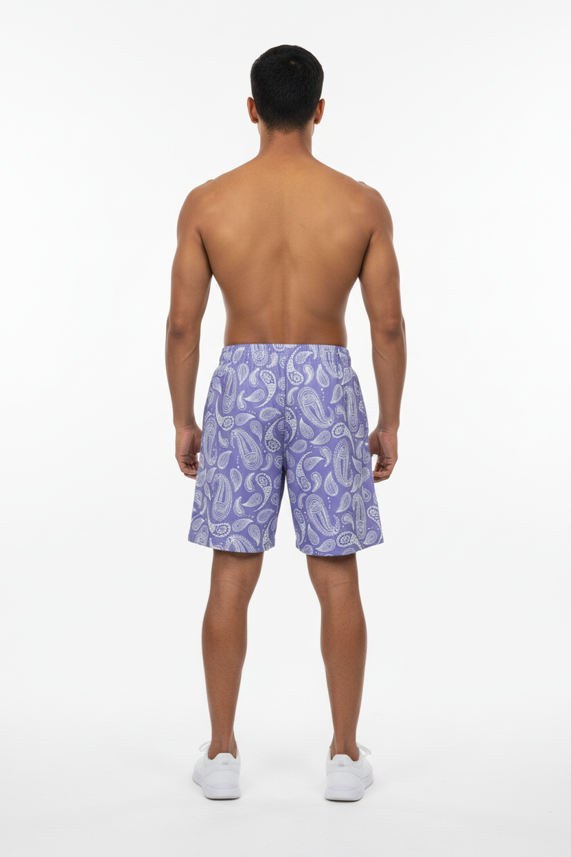 Minimal Buzz Paisley Summer Shorts
