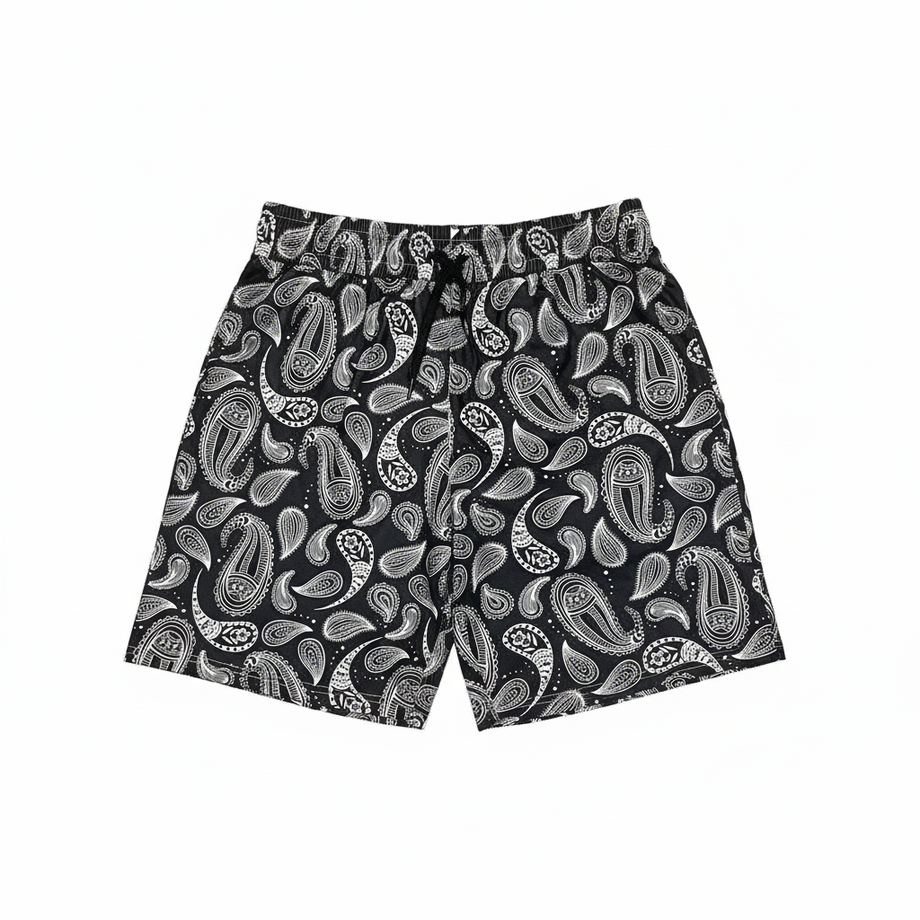 Minimal Buzz Paisley Summer Shorts