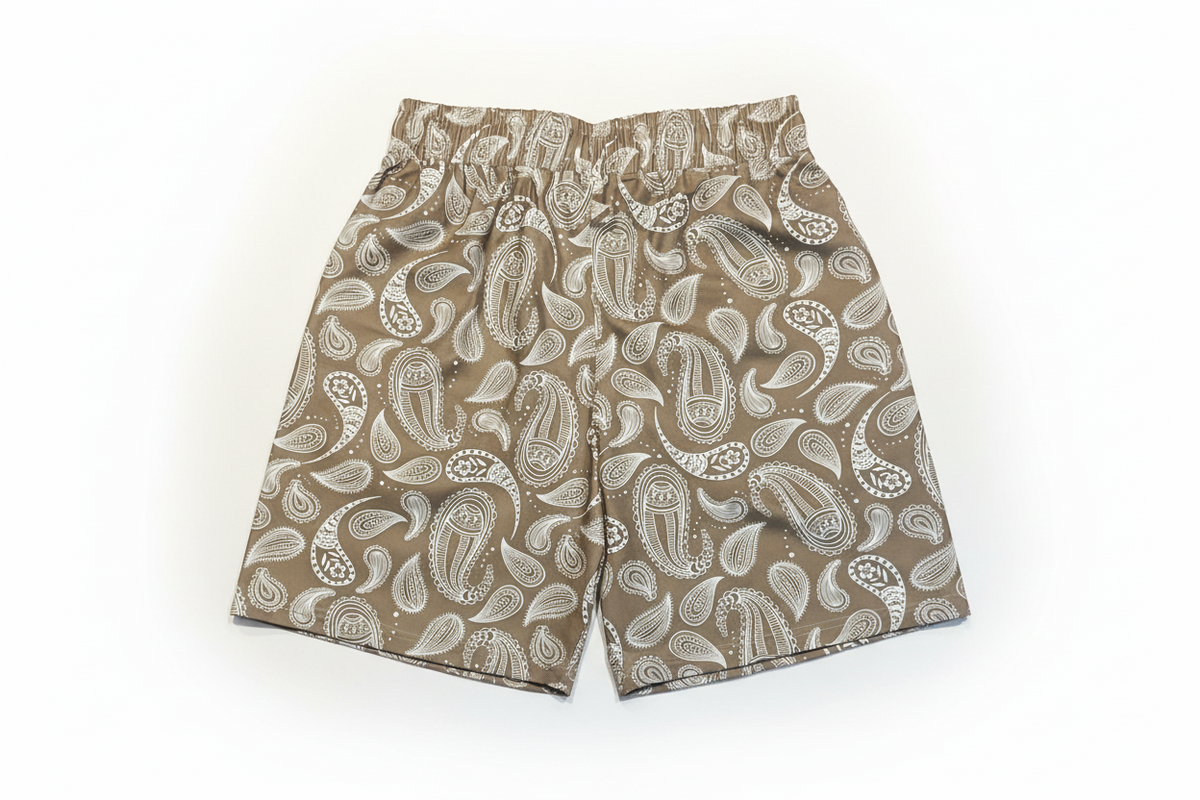 Minimal Buzz Paisley Summer Shorts