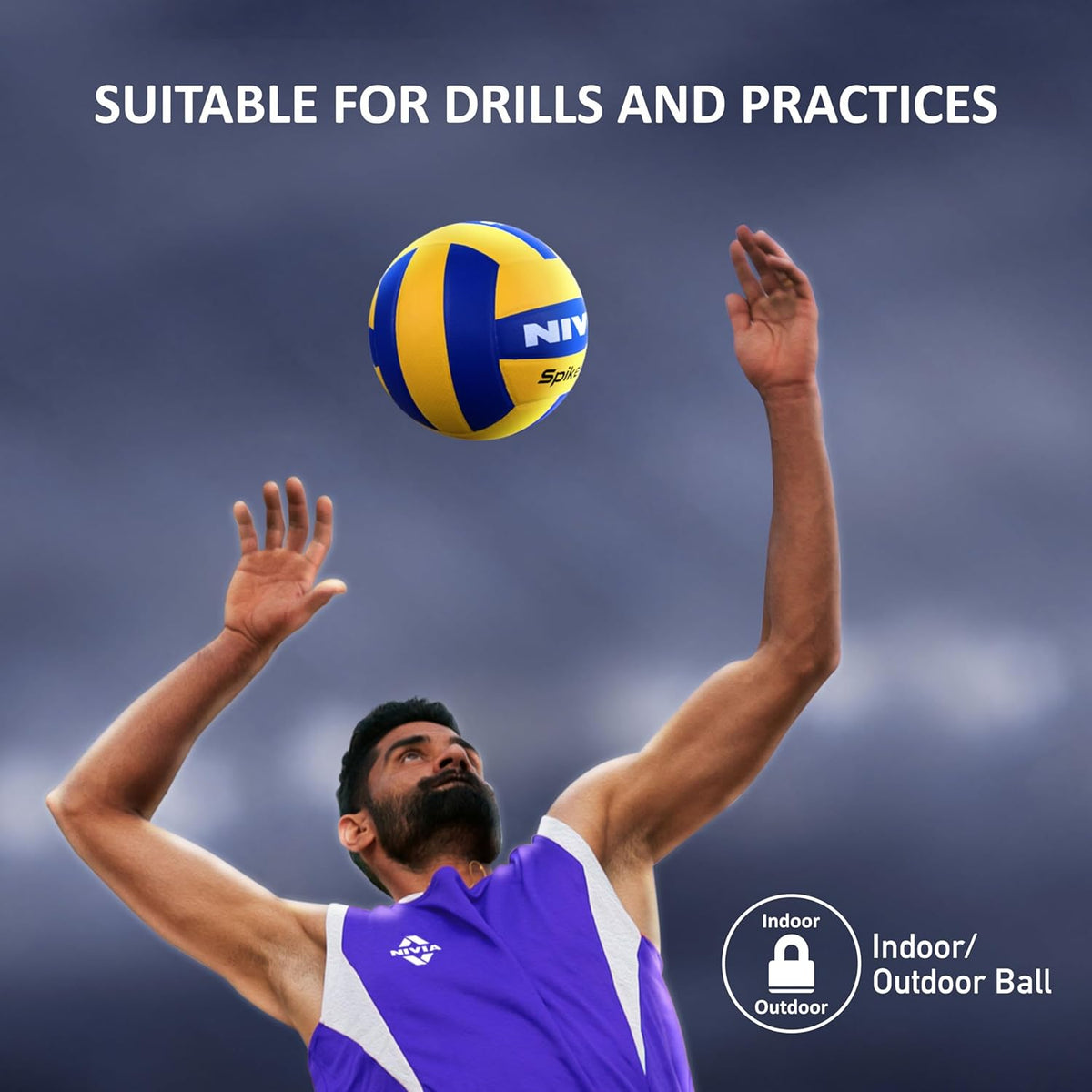 Nivia Spikesters Pasted Volley Ball