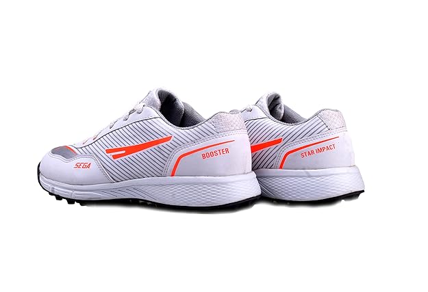 Sega Cricket Shoes Booster with advanced sole design for high grip and performance on the cricket field.