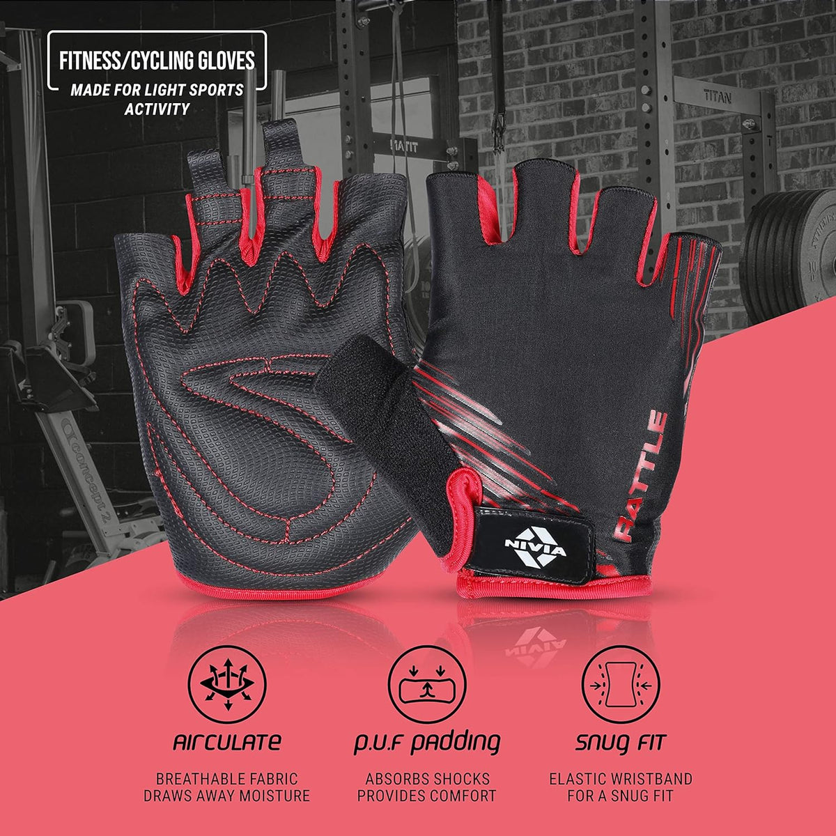 Nivia Rattle Sports Gloves