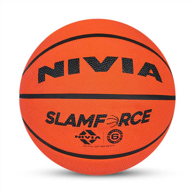 Nivia Slam Force Rubber Basketball No.06