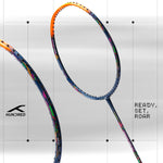 Hundred Powertek 1000 Pro badminton racket built for high tension and powerful performance.
