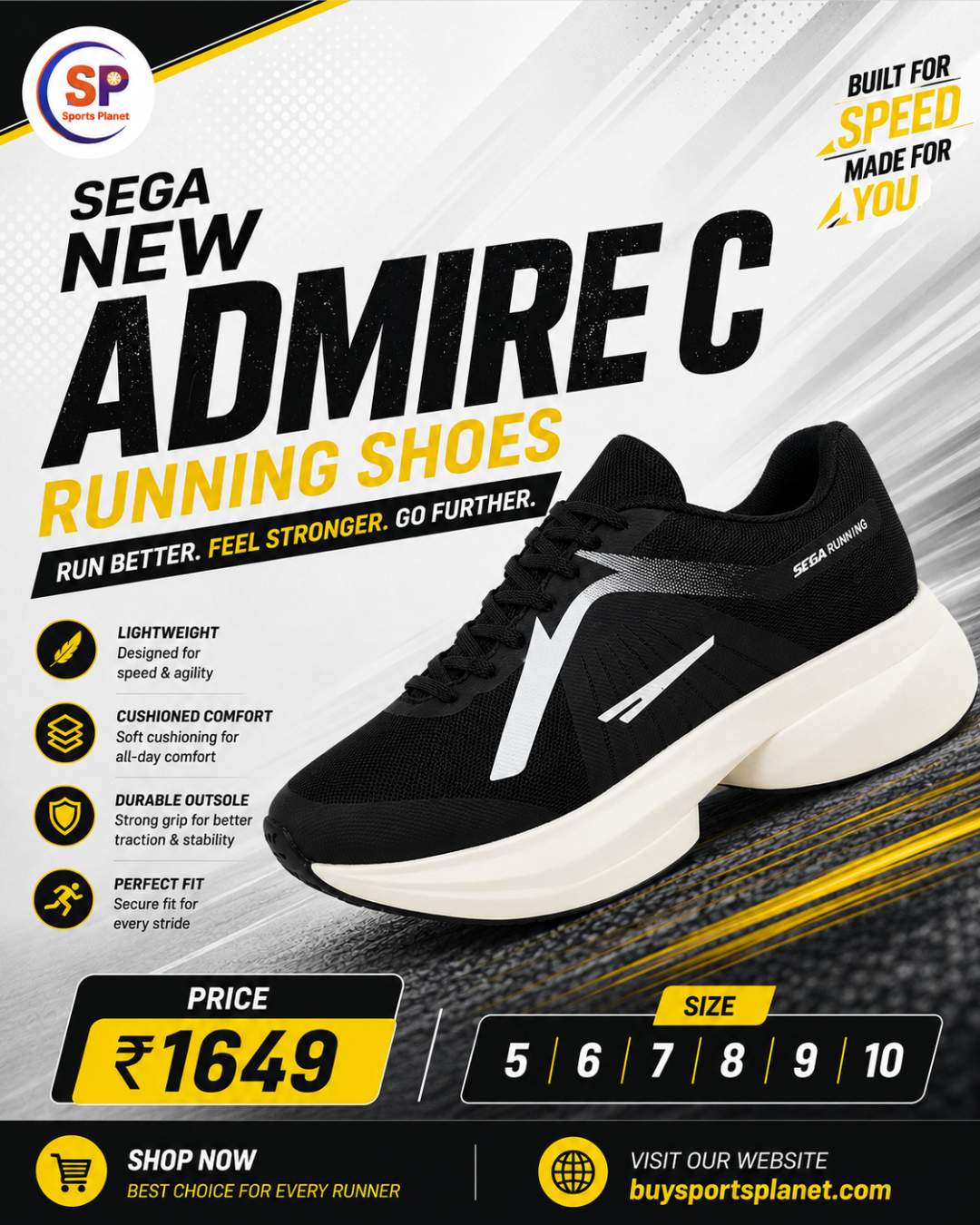 Sega New Admire C Multipurpose Shoes