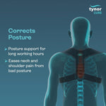 Tynor Sports Posture Corrector providing comfortable back support for improved posture during daily activities.