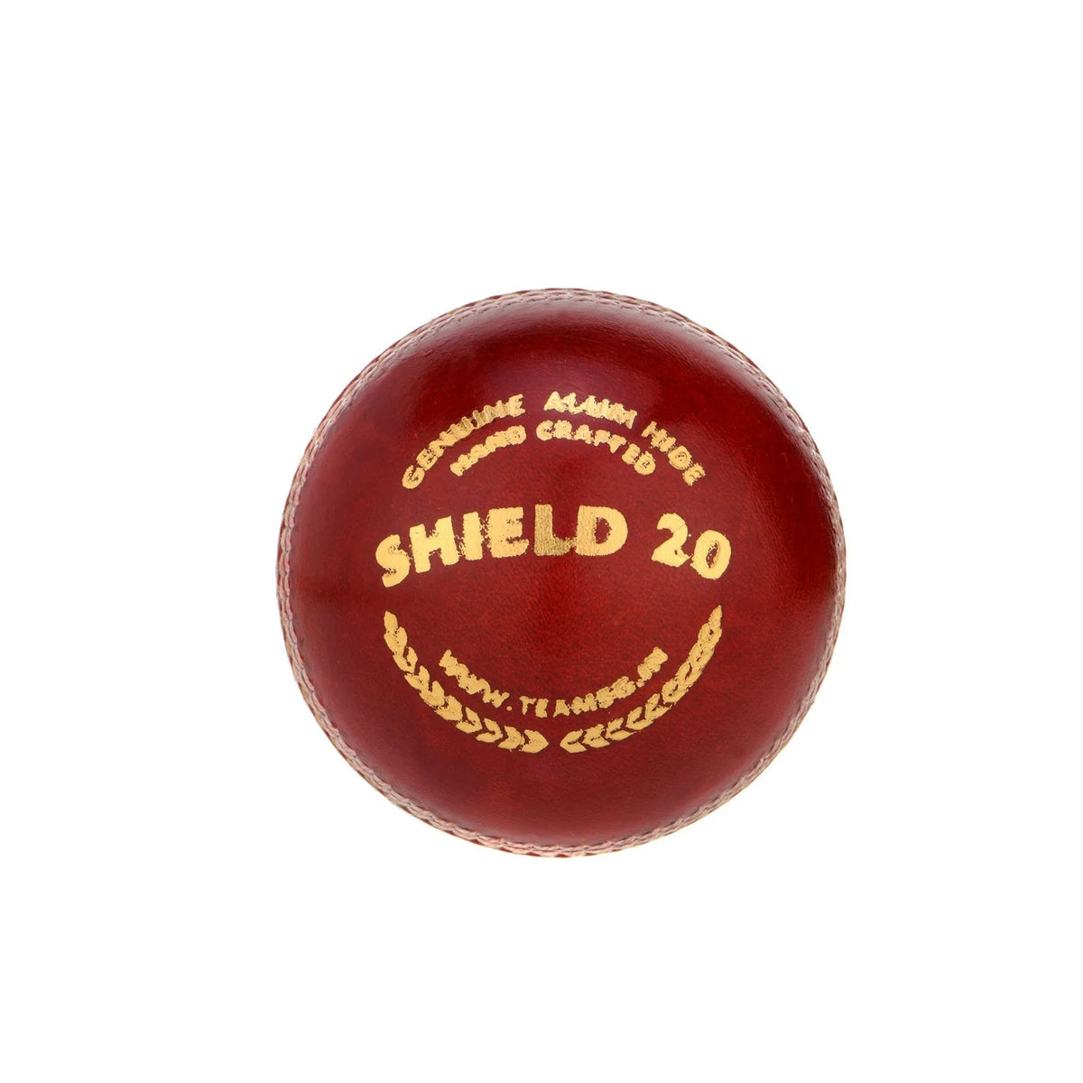 SG Shield 20 Red Leather Ball