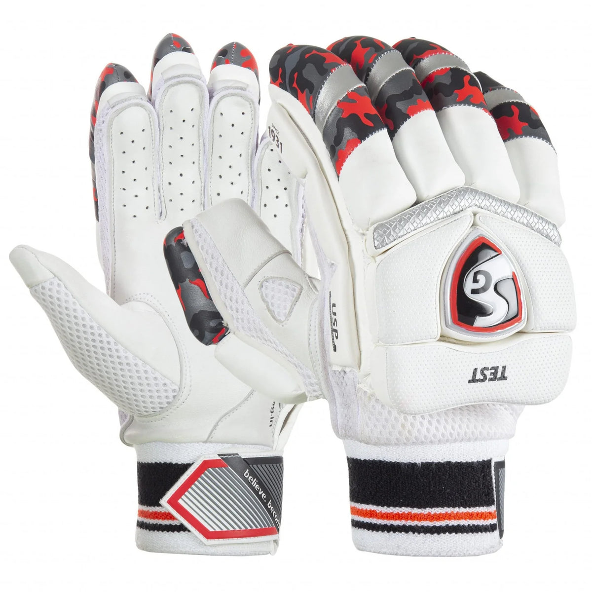 SG Test Batting Gloves Sheep Leather Palm