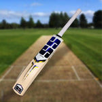 SS Sky Stunner SH cricket bat made from high-quality Kashmir willow with thick edges and a strong grip.
