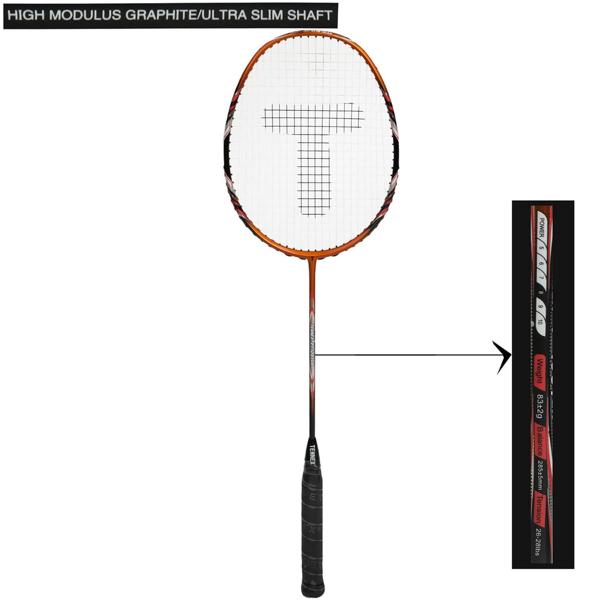 Tennex Nano Badminton Racket T-1000 Series