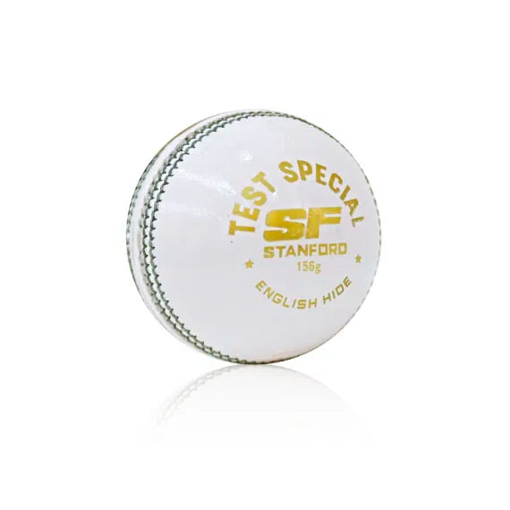 SF True Test White Leather Ball