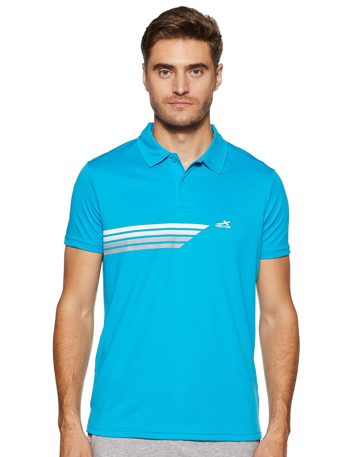 Vector X Mens Polo T-Shirts VTD-300C (Teal)