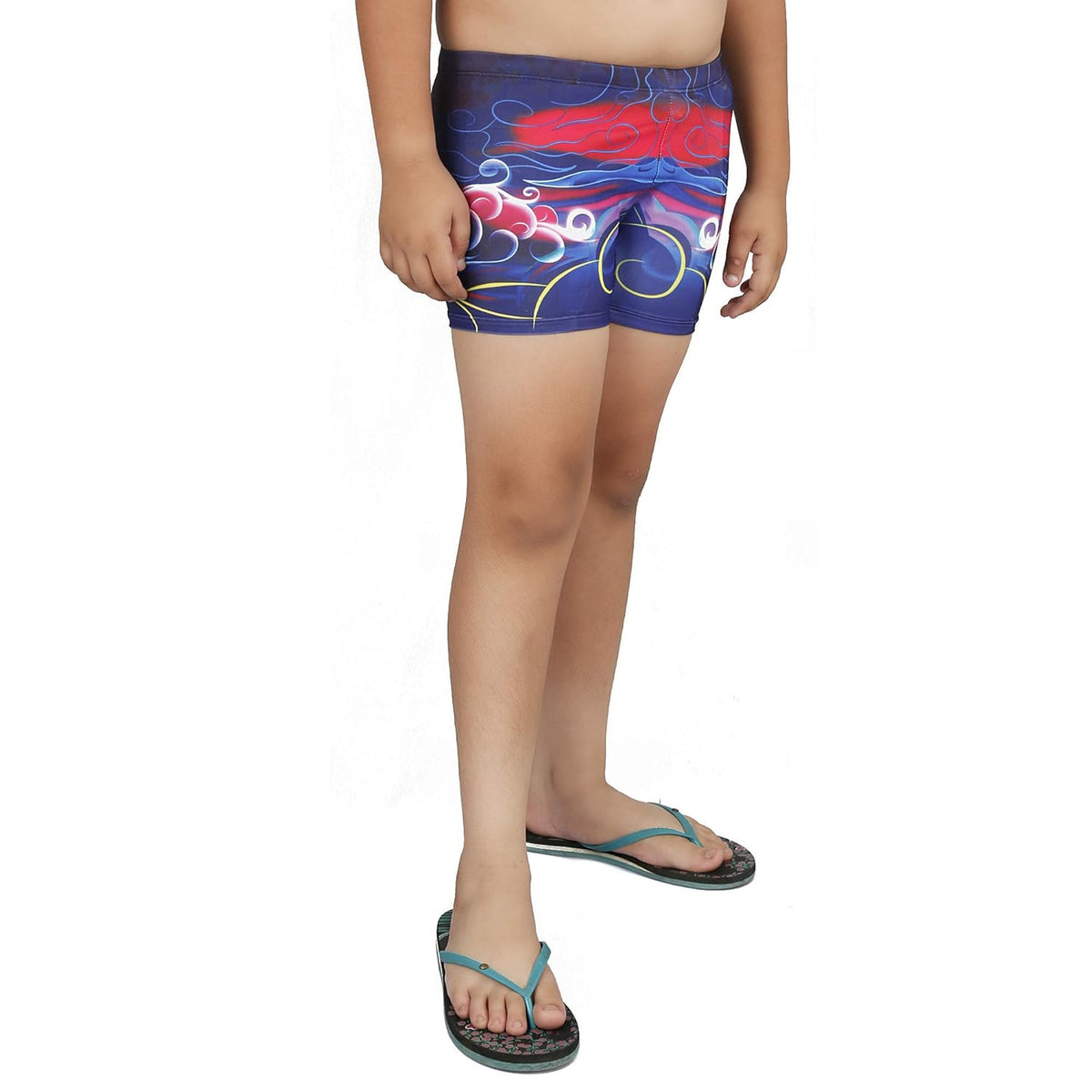 Viva Sports VSTK-004-A Kid's Swimming Trunks (Multicolor)