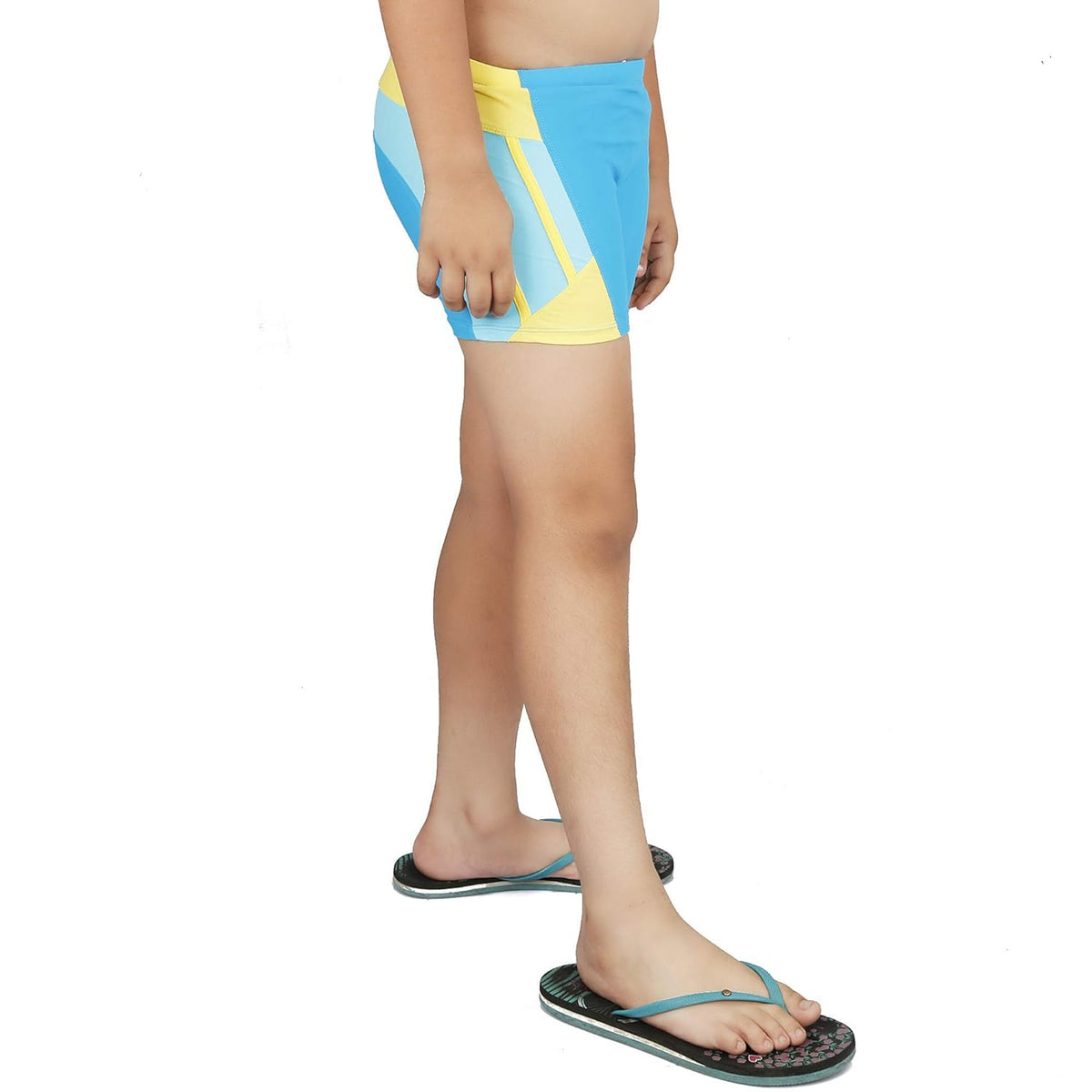 Viva Sports VSTK-006-A Kid's Swimming Trunks (Blue-Yellow)