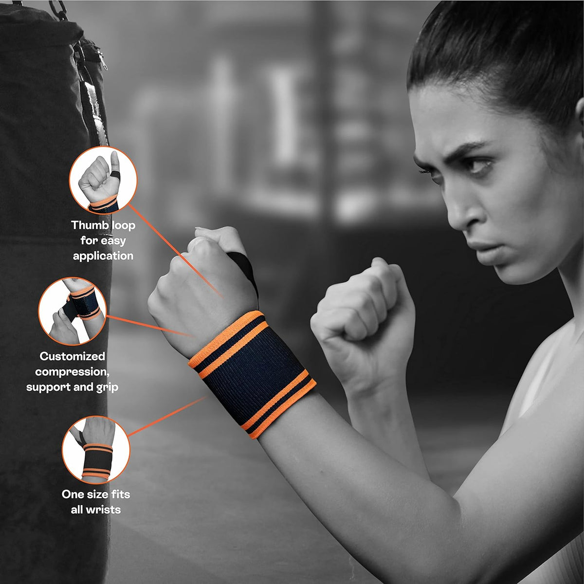 Tynor Wrist Wrap With Thumb Loop