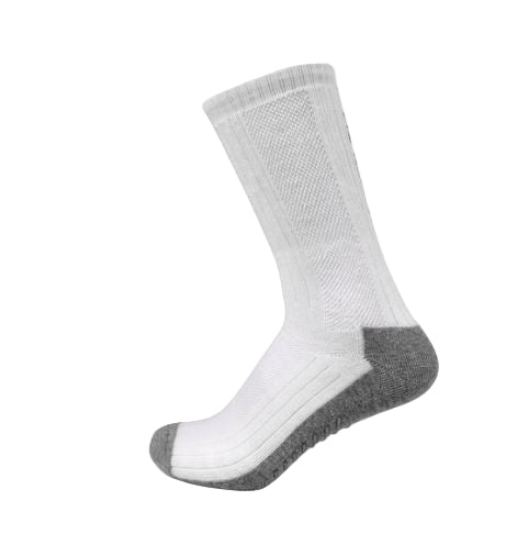 Nivia Cricket Bamboo No Skid Socks (White)