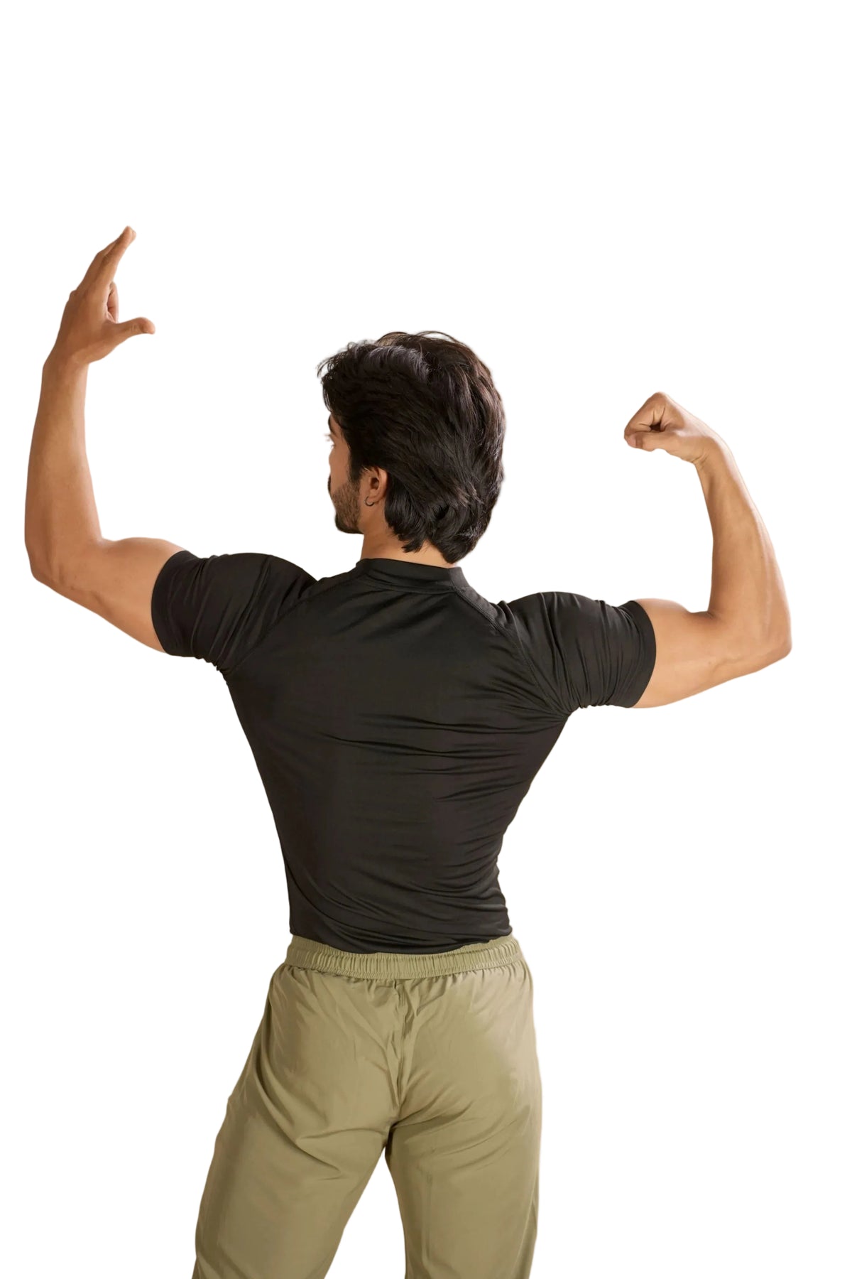 Minimal Buzz High Neck Compression T-Shirt CMSCT003