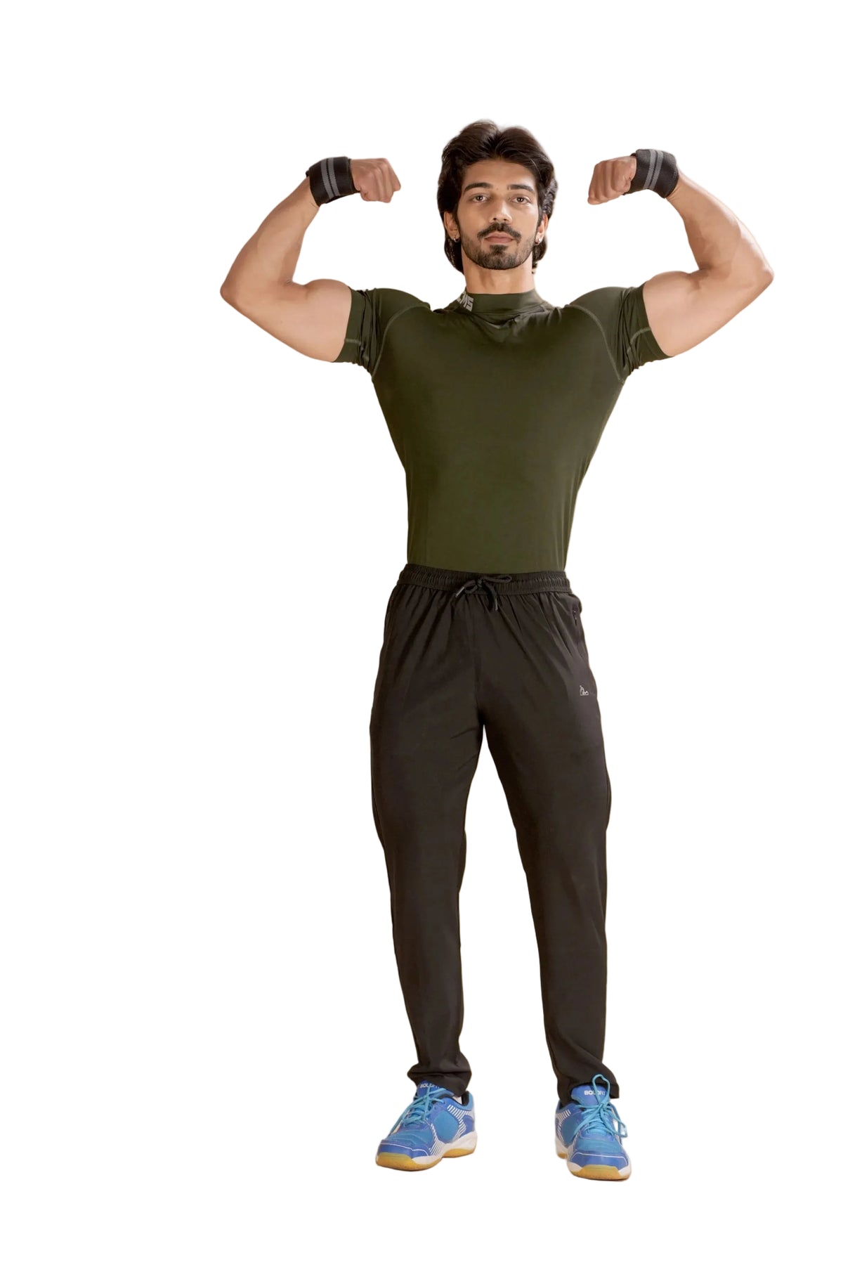 Minimal Buzz High Neck Compression T-Shirt CMSCT003