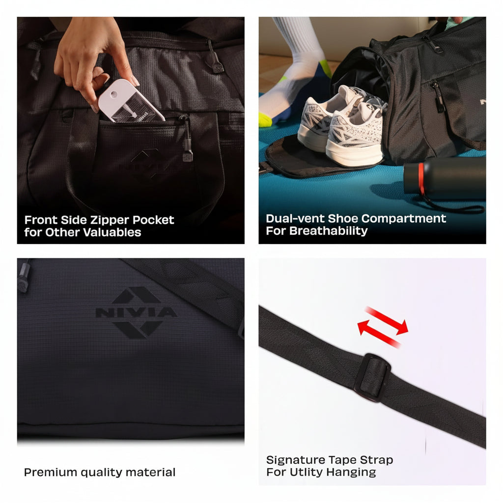Nivia Drift Gym Bag