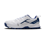 Close-up of Hundred Hyperturf cricket shoes featuring durable sole grip and sleek athletic design.