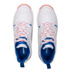 Close-up of Hundred Hyperturf cricket shoes featuring durable sole grip and sleek athletic design.