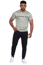 Solid Dye Round Neck T-Shirt YT002