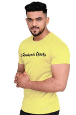 Solid Dye Round Neck T-Shirt YT002